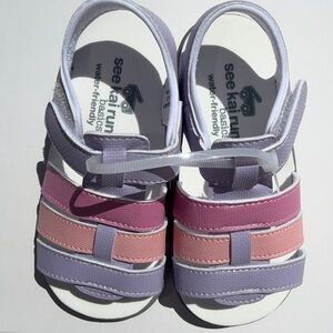 See Kai Run Lavender and Pink Toddler Sandals